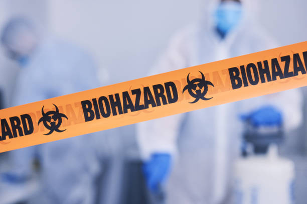 Professional Biohazard Cleanup technician working in Streetsboro, OH